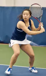 Lu and her teammate Taylor Washington won the Flight B Doubles title at Navy