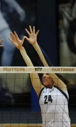 Monica Wignot had 10 kills against Robert Morris on Tuesday