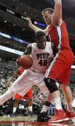 Talib Zanna drives to the basket.