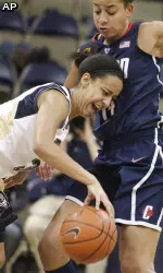 Brianna Kiesel had 15 points and four rebounds to lead the Panthers.