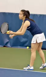 Lu won the doubles title and the concolation singles title at St. Joes