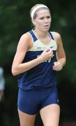 Audrey Burger was the Panthers' top finisher at the CMU Invite on Saturday.
