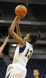 Marquel Davis had seven points and a career-high 11 rebounds against Wagner