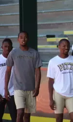 Left to right: Olivier Philogene, Carvin Nkanata, Charles Ross