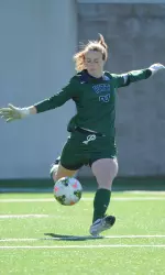 Sophomore Taylor Francis finished the afternoon with 11 saves for Pitt.