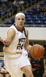 Monica Wignot had nine points, eight rebounds and three blocks vs. James Madison