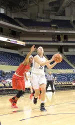 Monica Wignot is coming off a career-high 20 points vs. Radford