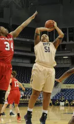 Senior Cora McManus had a season-high 12 points on 6-of-8 shooting