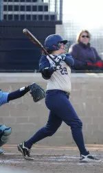 Carly Thea had a home run and three RBI in the doubleheader vs. RMU