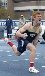 Ethan Shalaway's efforts earned him a bronze medal in the javelin.