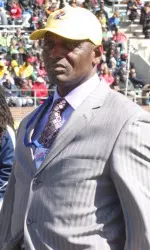 Head coach Alonzo Webb - Honorary College Women's Referee for this year's 120th Penn Relays.
