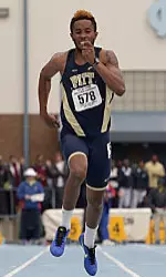 Carvin Nkanata set to run in the 200 meter and 4x4 Relays at East Regionals.