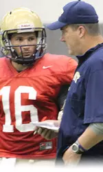 Chad Voytik with Coach Paul Chryst
