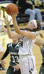 Monica Wignot tallied nine blocks in Pitt's OT win at Georgia Tech