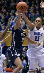 Brianna Kiesel went over 1,700 career points at Duke
