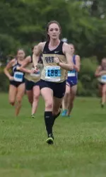 Beth Shenck led all Pitt runners and finished third overall at CMU