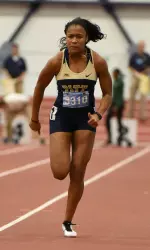 Sophomore Alyssa Wise won the 60 and 200 meter dash