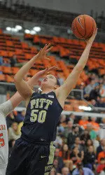 Brenna Wise had a team-high 13 points at Princeton