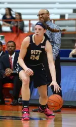 Monica Wignot had a team-high 14 points at Syracuse