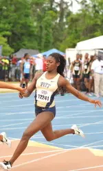 The Pitt women won the SMR at the Tennessee Relays