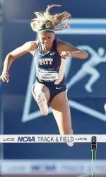 Evann Thompson earned Honorable Mention All-America accolades in the 400mH