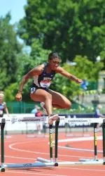 Laila Ismail ran a career-best 59.35 in the 400mH at the USATF Championship Meet