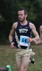 Chris Montgomery led the men's team at the Roy Griak.
