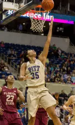 Stasha Carey had 26 points and 13 rebounds vs. Boston College