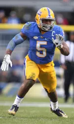 Ejuan Price, who ranks among the nation's sack leaders, will make his final home appearance for Pitt this Saturday.