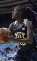 Yacine Diop scored 12 points to lead the Panthers at Louisville.