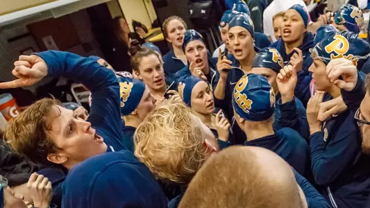 Pitt Swim Huddle