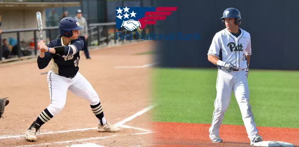 University of Pittsburgh student-athletes Giorgiana Zeremenko and Frank Maldonado were named First National Bank Athletes of the Week.