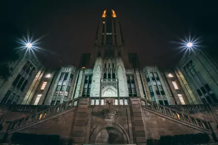 cathedral of learning victory lights