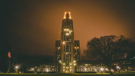 cathedral of learning victory lights