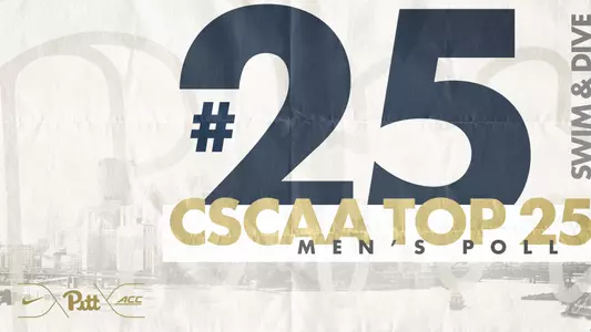 Pitt Men's Swimming Diving Top 25