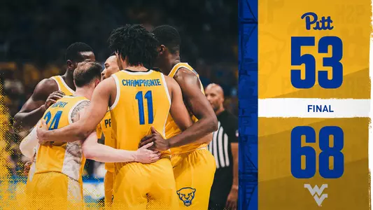Pitt-WVU Final Score Graphic