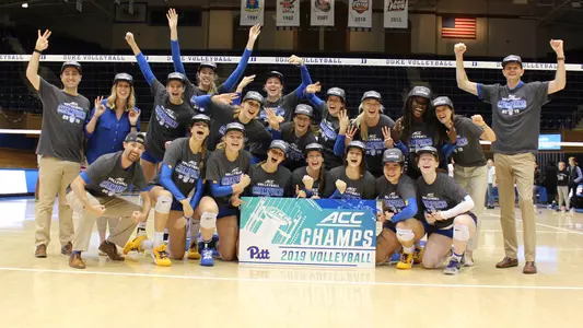 Pitt Volleyball Team, ACC Champions