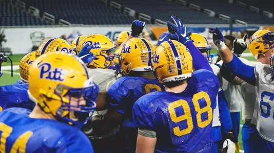 Pitt Football Practice Ford Field