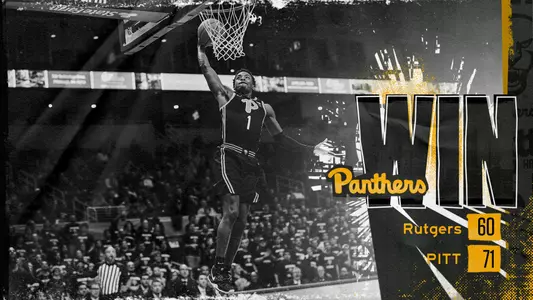 Pitt-Rutgers Final Score Graphic