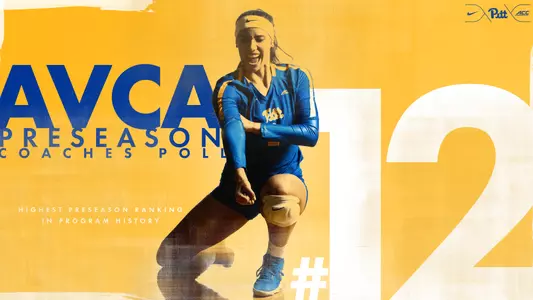 Pitt Volleyball Team, AVCA Preseason