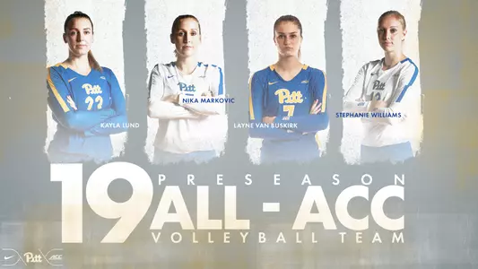 Pitt Volleyball Preseason All-ACC Team