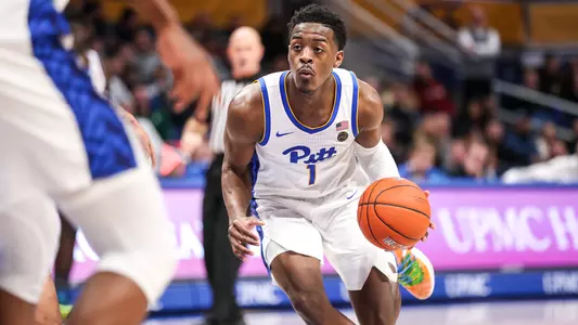 Xavier Johnson dribbling.