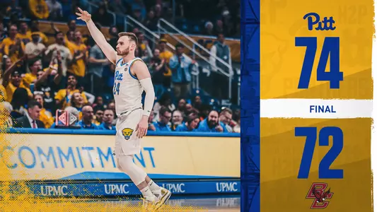 Pitt-Boston College Final Score Graphic
