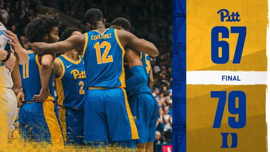 Pitt-Duke Final Score Graphic