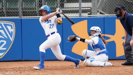 Katlyn Pavlick hitting against UCLA.