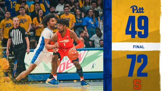 Pitt-Syracuse Final Score Graphic.