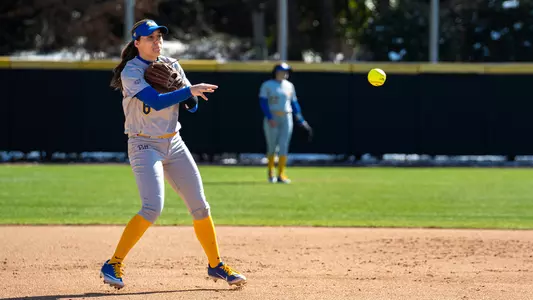 Hope Alley fielding vs. UMass.
