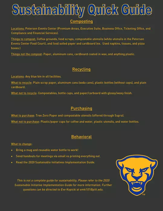 Sustainability Quick Guide