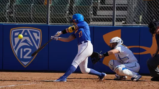 Katlyn Pavlick hitting against UCLA.