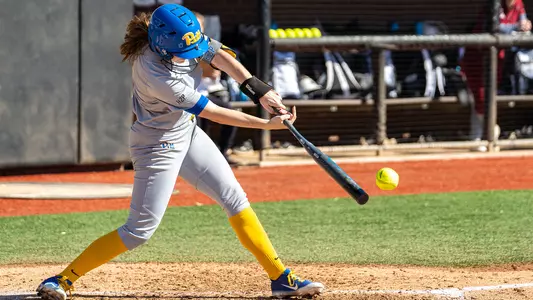 Chandler Walter batting vs. UMass.